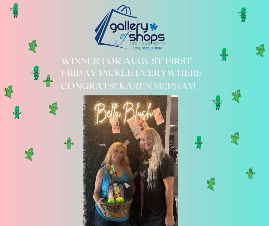 First Friday August 1st Winner