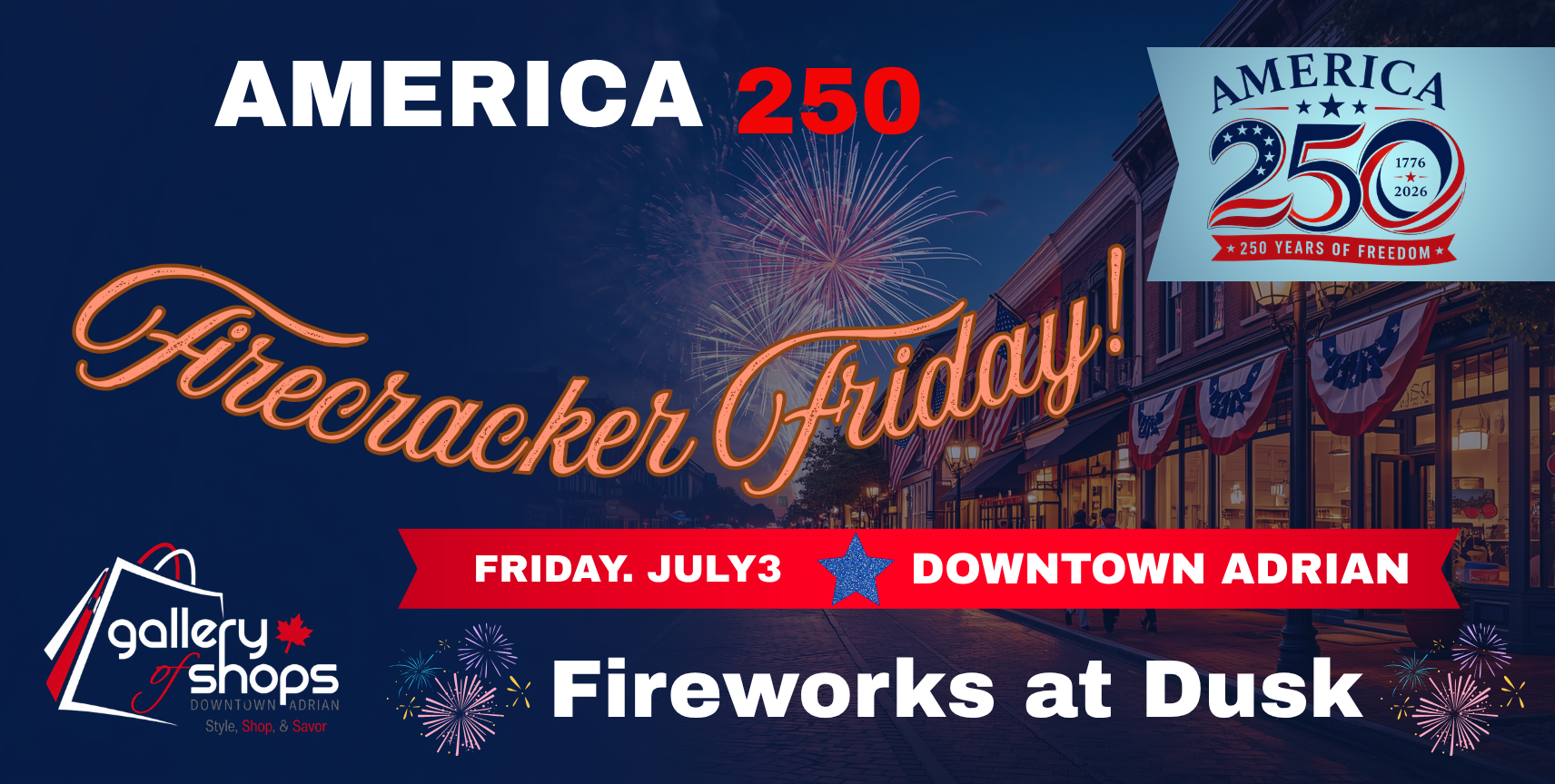 America 250 Firecracker Friday