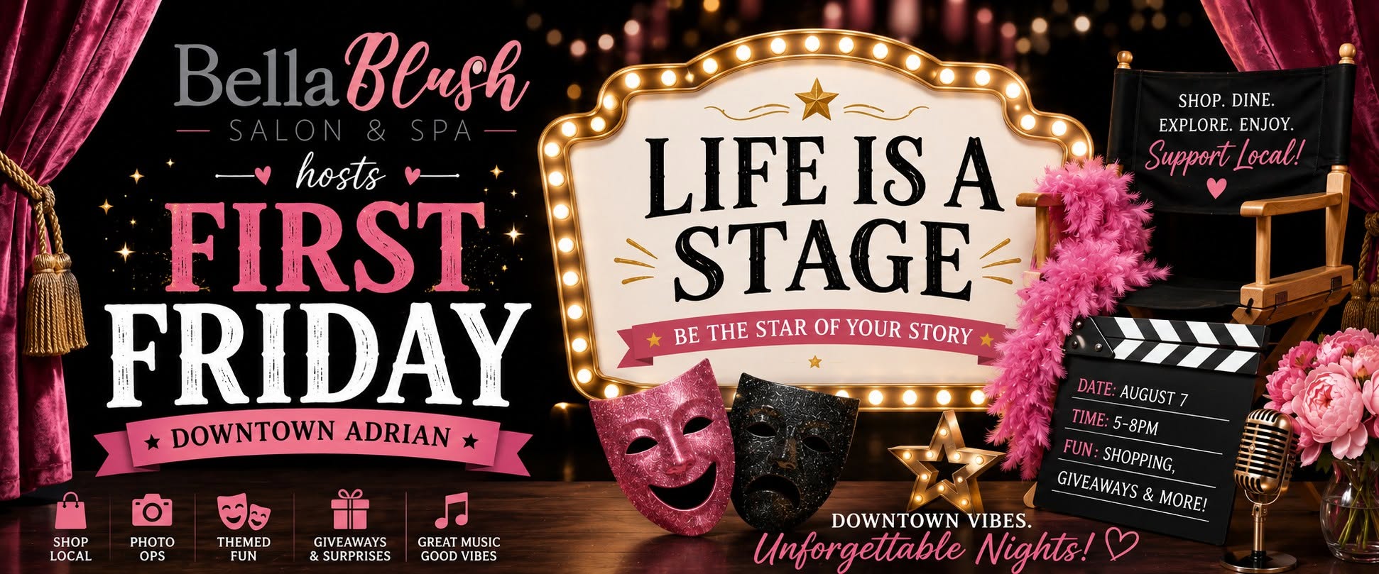 Life is a Stage First Friday at the Gallery of Shops